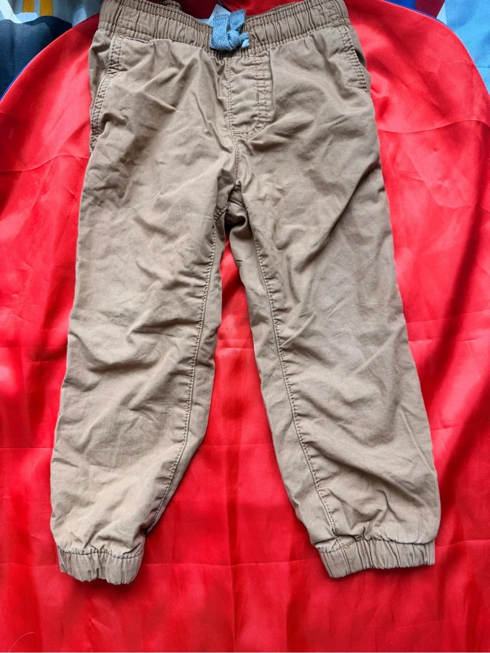 The Children's Place Boys Pants Trio - Navy and Tan Mix